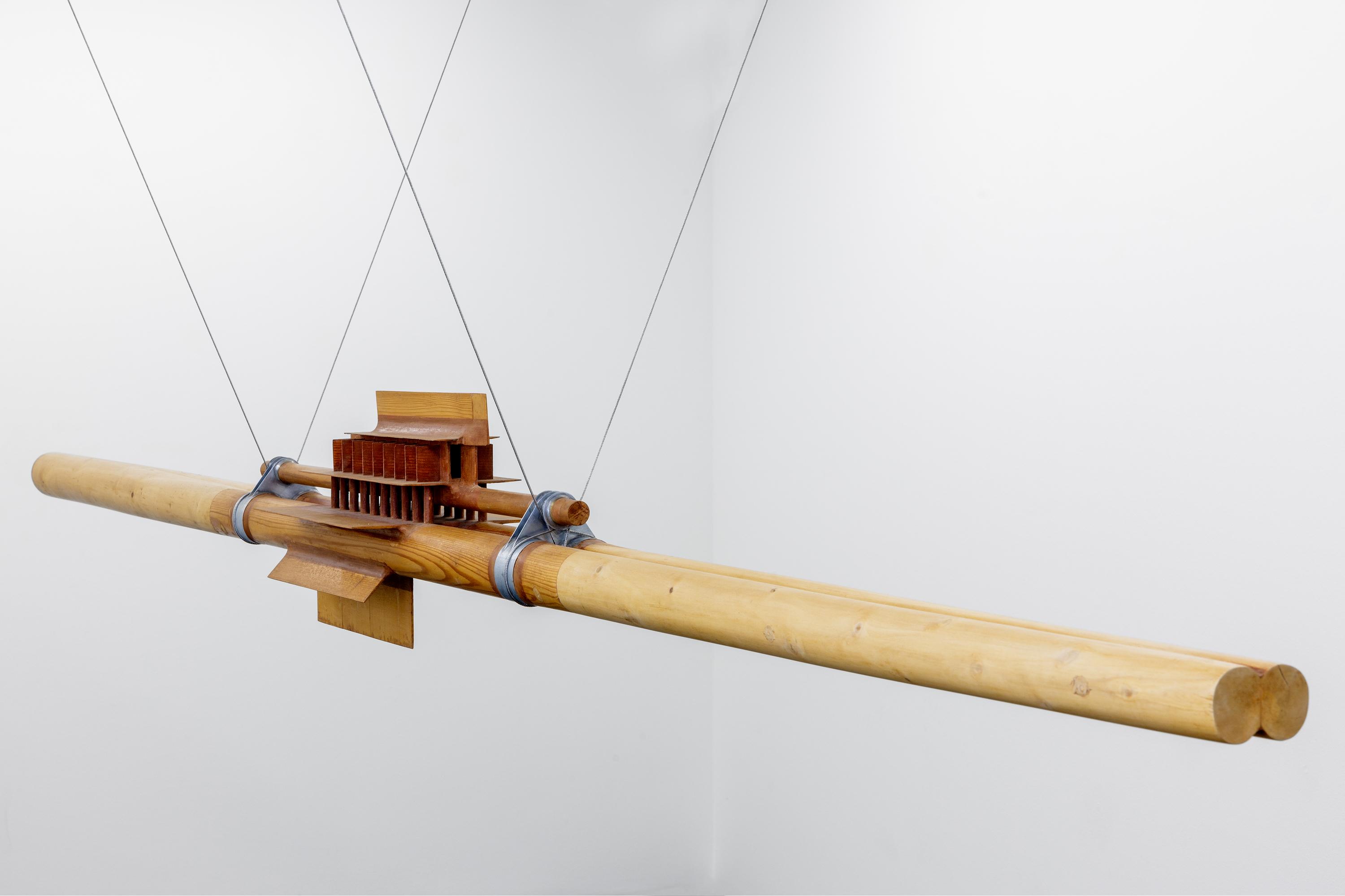 &ldquo;Der rote Stab&rdquo; - Walter Pichler 